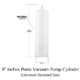 9 inches Penis Vacuum Pump Cylinder (Standard Size)
