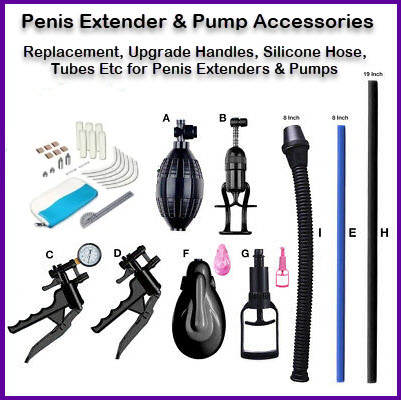Penis Extender Pumps Spare Parts Accessories